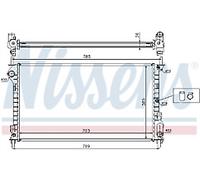 GENUINE NISSESNS RADIATOR FOR FORD TOURNEO CONNECT 1.8 TDCI