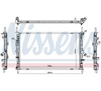 GENUINE NISSESNS RADIATOR FOR FORD TRANSIT CUSTOM 270 2.2 TDCI