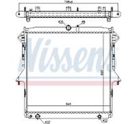 GENUINE NISSESNS RADIATOR FOR FORD USA RANGER 2.2 TDCI