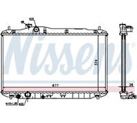 GENUINE NISSESNS RADIATOR FOR HONDA CIVIC 1.8 IVTEC