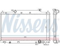GENUINE NISSESNS RADIATOR FOR HONDA CIVIC 2.0 IVTEC