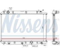 GENUINE NISSESNS RADIATOR FOR HONDA CR-V 2.2 I-CTDI