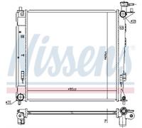 GENUINE NISSESNS RADIATOR FOR HYUNDAI IX35 1.7 CRDI