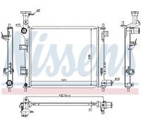 GENUINE NISSESNS RADIATOR FOR KIA PICANTO 1.2 CVVT