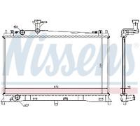GENUINE NISSESNS RADIATOR FOR MAZDA 6 1.8