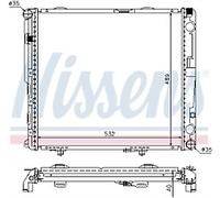 GENUINE NISSESNS RADIATOR FOR MERCEDES-BENZ E-CLASS