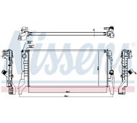 GENUINE NISSESNS RADIATOR FOR MINI MINI COOPER 1.5 D