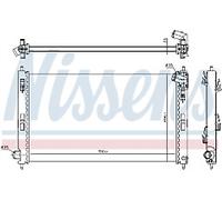 GENUINE NISSESNS RADIATOR FOR MITSUBISHI LANCER 1.8 MIVEC
