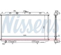 GENUINE NISSESNS RADIATOR FOR NISSAN ALMERA 1.5