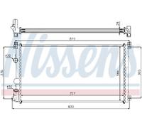 GENUINE NISSESNS RADIATOR FOR NISSAN INTERSTAR 2.2 DCI