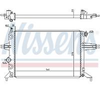 GENUINE NISSESNS RADIATOR FOR OPEL ASTRA 1.6