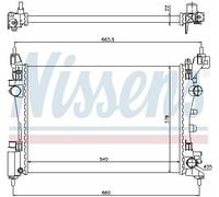 GENUINE NISSESNS RADIATOR FOR OPEL CORSA 1.2 ECOTEC