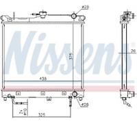 GENUINE NISSESNS RADIATOR FOR SUZUKI JIMNY 1.3
