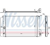 GENUINE NISSESNS RADIATOR FOR TOYOTA AURIS AURIS 1.4 VVTI