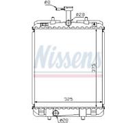 GENUINE NISSESNS RADIATOR FOR TOYOTA AYGO AYGO 1.2 VVTI
