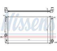 GENUINE NISSESNS RADIATOR FOR TOYOTA RAV 4 MK III RAV 4 2.4 VVTI