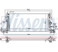 GENUINE NISSESNS RADIATOR FOR VAUXHALL ASTRA 1.6 CDTI