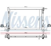 GENUINE NISSESNS RADIATOR FOR VAUXHALL VIVARO 1.6 CDTI