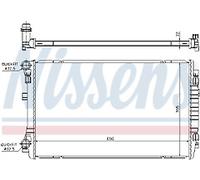 GENUINE NISSESNS RADIATOR FOR VW GOLF 1.2 TSI BLUEMOTION