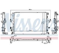 GENUINE NISSESNS RADIATOR FOR VW TRANSPORTER 2.0 TDI BLUEMOTION