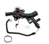 Genuine No.25193922 New Thermostat Housing Water Pump Outlet/Fit for Chevrolet Cruze Sonic Trax Buick Encore 1.4T 55565334 1338030(SET OF 2PCS)