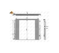 NRF 350333 Air conditioning condenser