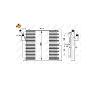 NRF 35037 Air conditioning condenser