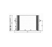 NRF 35196 Air conditioning condenser