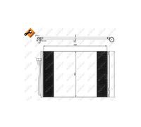 NRF 35537 Air conditioning condenser