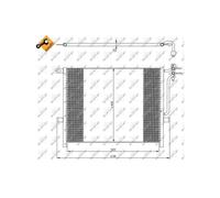 NRF 35589 Air conditioning condenser