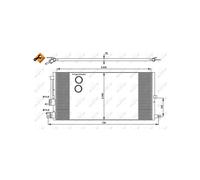 NRF 35885 Air conditioning condenser