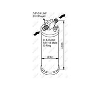 Genuine NRF A/C Air Con Receiver Dryer - 33116