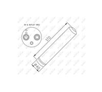 Genuine NRF A/C Air Con Receiver Dryer - 33285