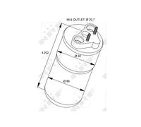 NRF 33318 Dryer, air conditioning