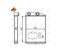 NRF 54309 Heater matrix