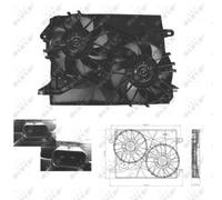 NRF 47674 Fan, radiator
