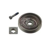 febi bilstein 33802 Pulley decoupled, for crankshaft with screw, pack of one