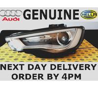 Genuine OEM Audi A3 8V Bi-Xenon Hella Headlight Left Passenger Side 2012-16
