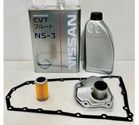 GENUINE OEM CVT JF017E AUTOMATIC GEARBOX GASKET FILTERS OIL NS3 5LITRE EXTRA LITRE LOOSE TRANSMISSION SERVICE KIT