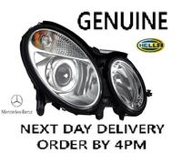 Hella Headlight 1LL 008 369-181 - Right Driver Side - Halogen - Mercedes E (W211)