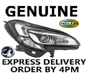GENUINE OEM Hella Vauxhall Corsa X15 Bi-xenon Headlight Right 2014-24