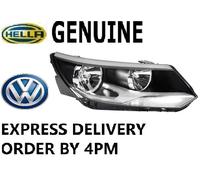 Headlight Right 12V Halogen FF Headlamp Fits VW Tiguan - Hella 1LL 010 749-241