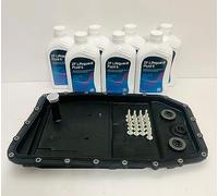 GENUINE OEM ZF 6 SPEED 6HP26 6HP28 6HP32 6 SPEED AUTOMATIC GEARBOX FILTER SUMP PAN SCREWS LIFEGUARD 6 OIL 7 LITRES FOR BMW X5 TRANSMISSION SERVICE KIT