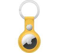 Genuine / Official Apple AirTag Leather Key Ring Keyring - Meyer Lemon (Yellow)