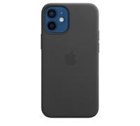 Genuine / Official Apple iPhone 12 Mini Leather Case with MagSafe - Black - New