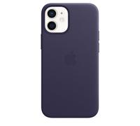 Genuine / Official Apple iPhone 12 Mini Leather Case with MagSafe - Deep Violet