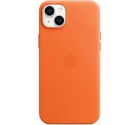 Genuine / Official Apple iPhone 14 Plus MagSafe Leather Case - Orange - New