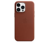 Genuine / Official Apple iPhone 14 Pro Max Leather MagSafe Case - Umber (Brown)