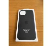 Apple - Back cover for mobile phone - MagSafe compatibility - silicone - black - for iPhone 15 Plus