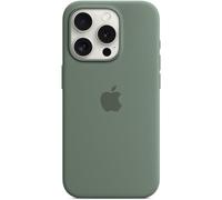 Genuine / Official Apple iPhone 15 Pro Silicone Case / Cover - Cypress Green